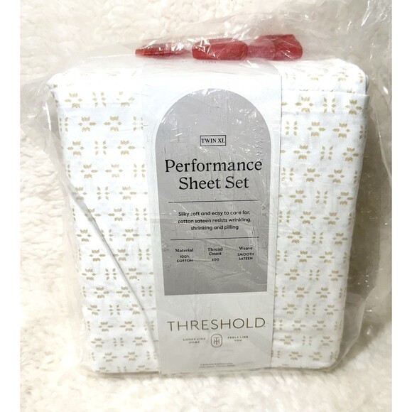 Twin/Twin XL 400 Thread Count Printed Pattern Performance Sheet Set Arneda - Picture 5 of 6